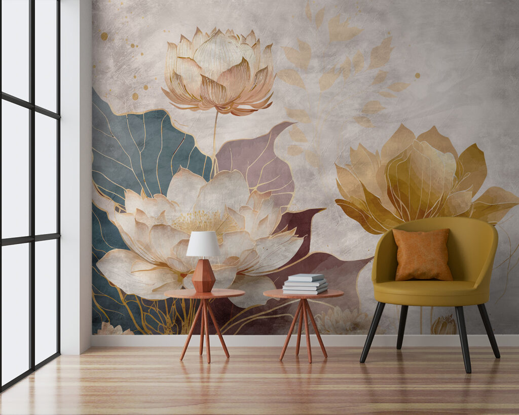 Lotus Composition in an interior