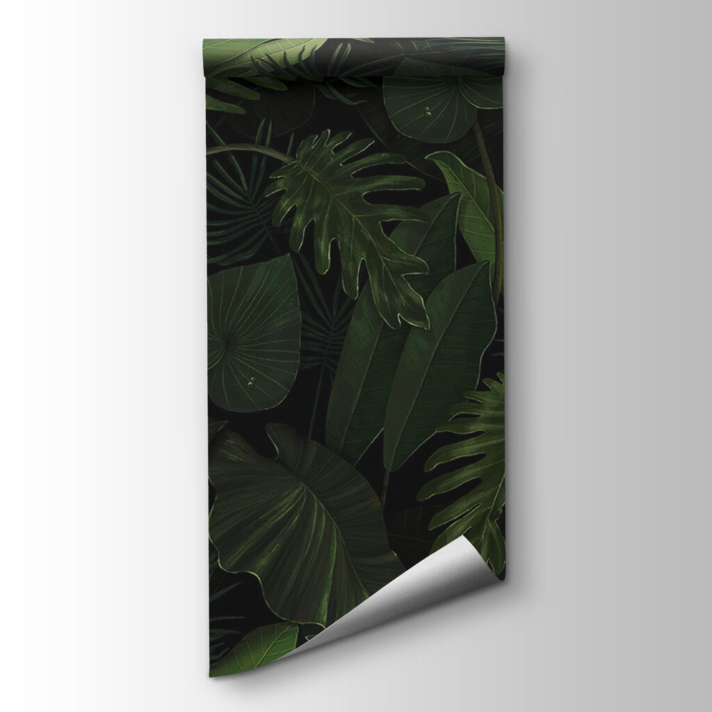 Leaves in forest green — product view