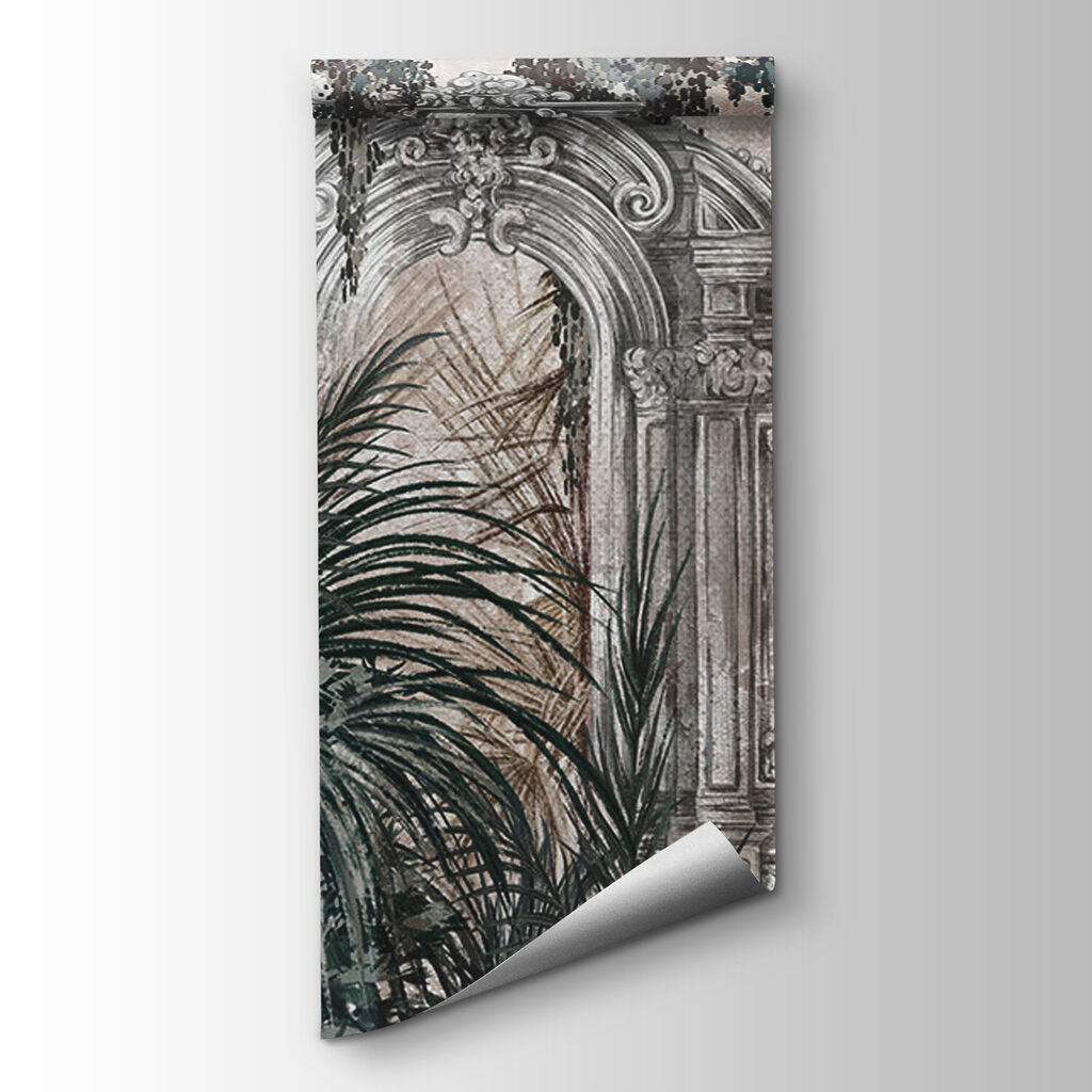 Palms before old arches — product view