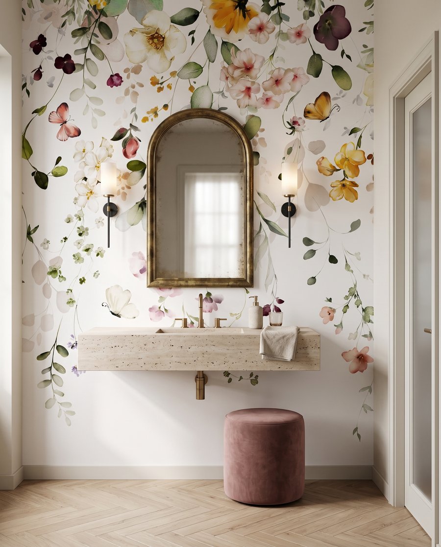 Flower Garland in an interior