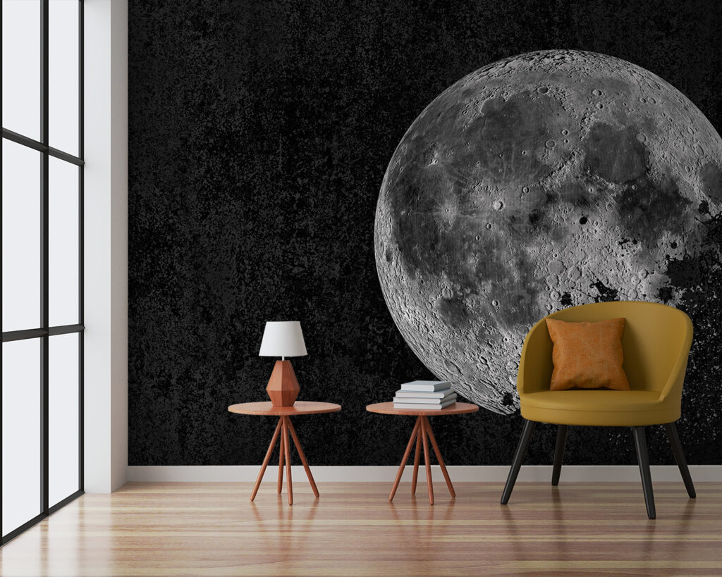 Full moon with craters — interior 2