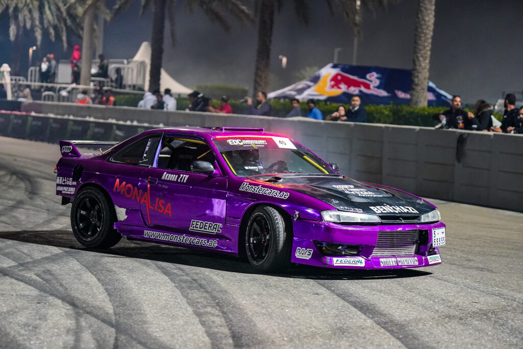 Purple racing car — full design
