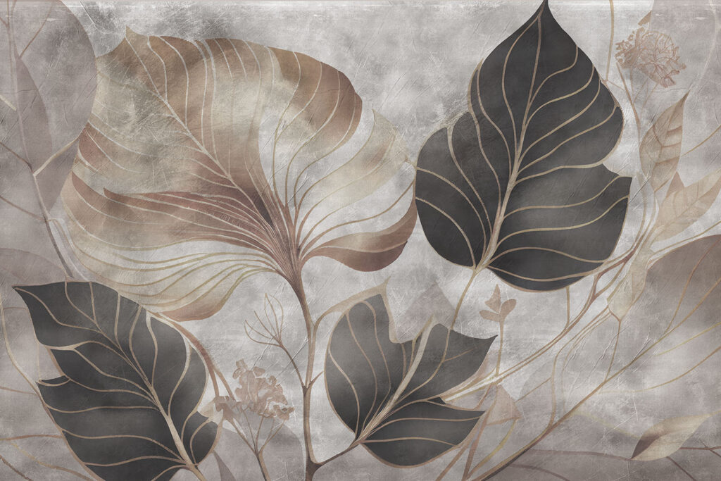 Broad leaves, fine stems — full design