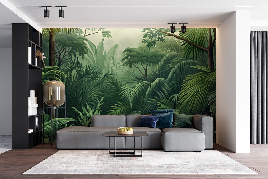 Green ferns, jungle path — interior 4