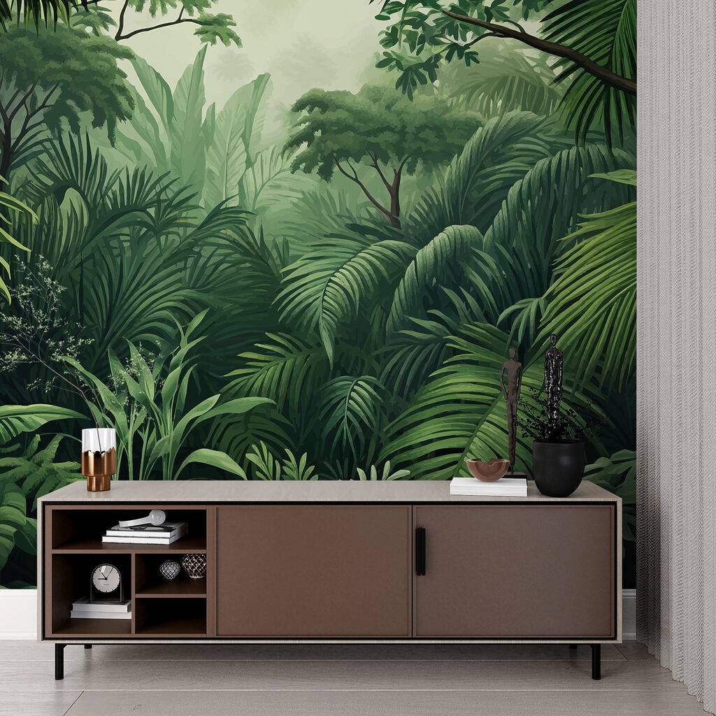 Green ferns, jungle path — interior 5