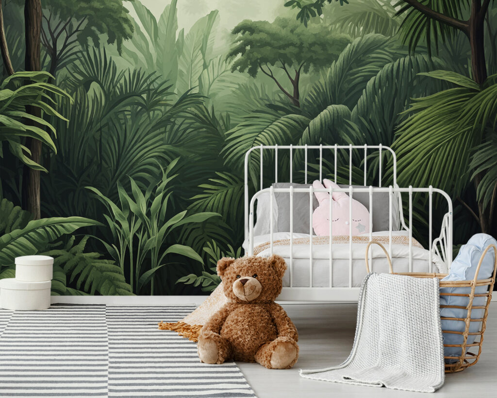 Green ferns, jungle path — interior 3