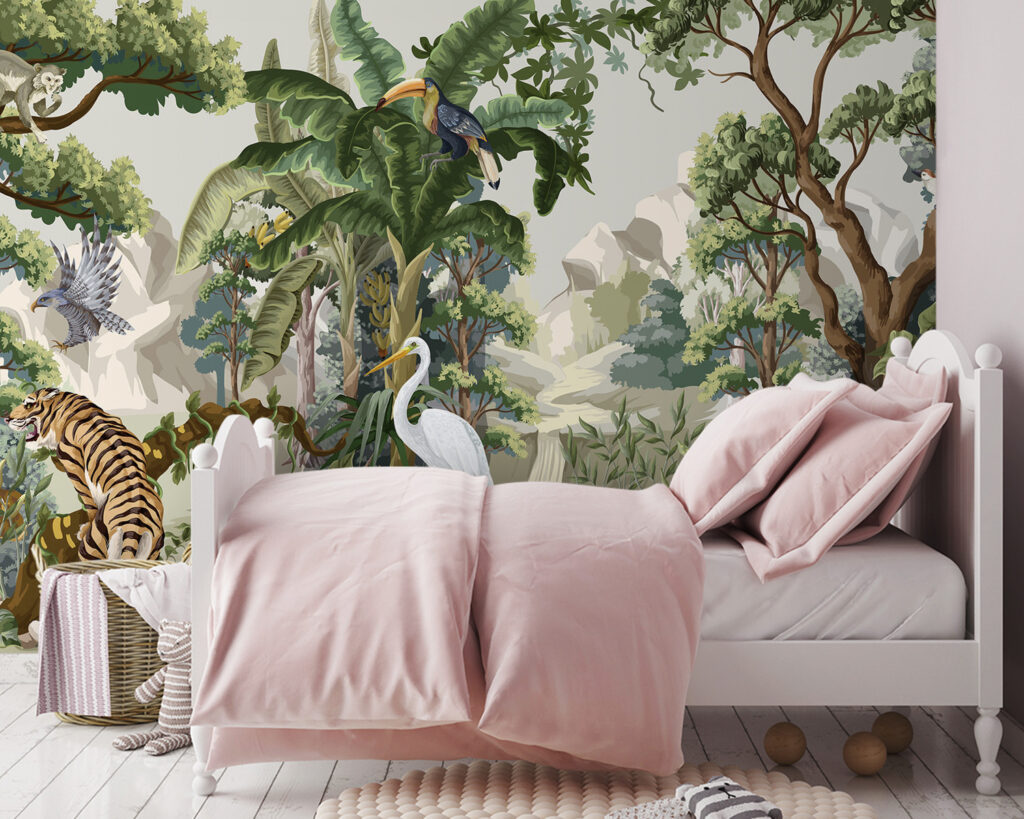 Jungle animals in landscape — interior 1
