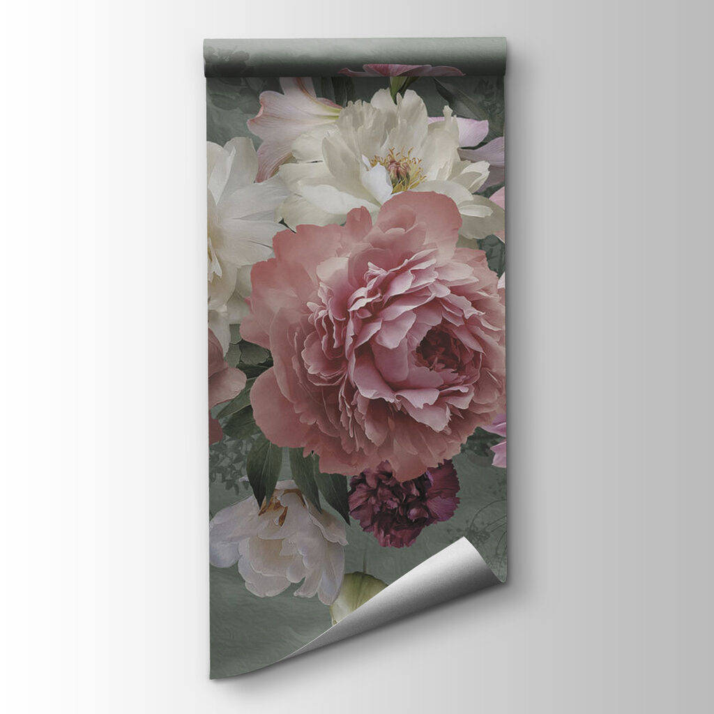 Pink bouquet with butterflies — product view