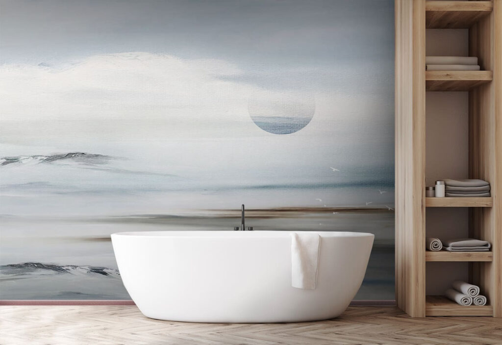 Moon above the beach — interior 1