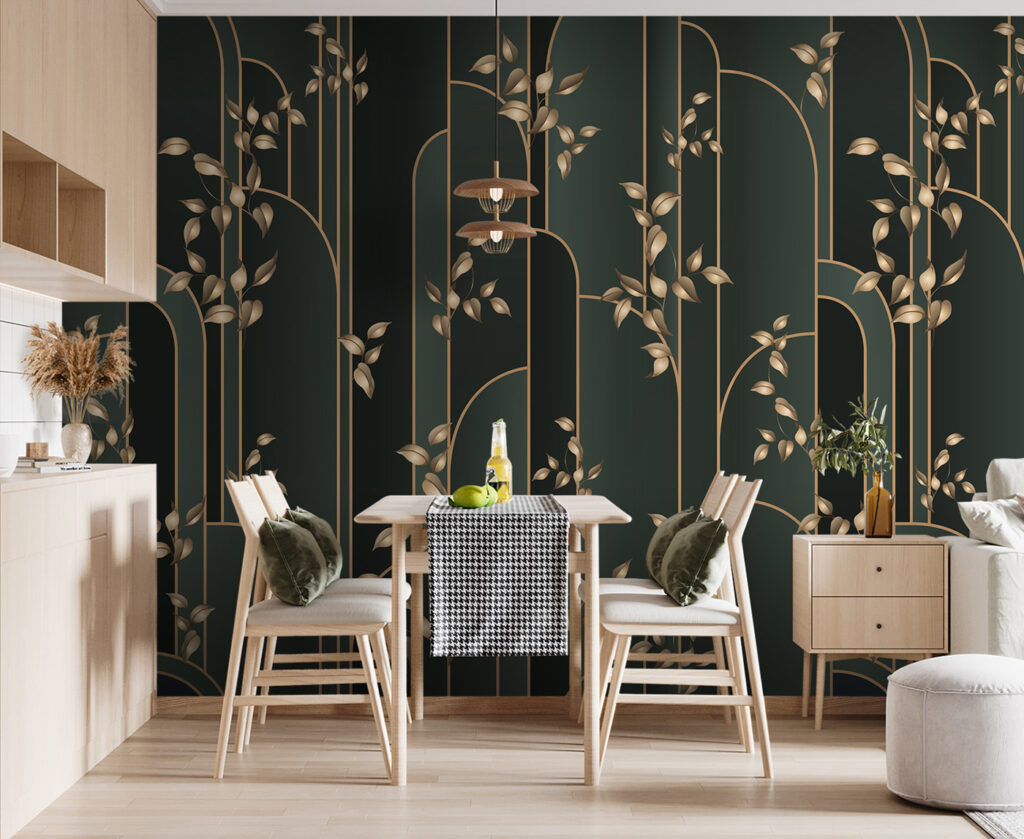 Gold tendrils, dark arches — interior 4