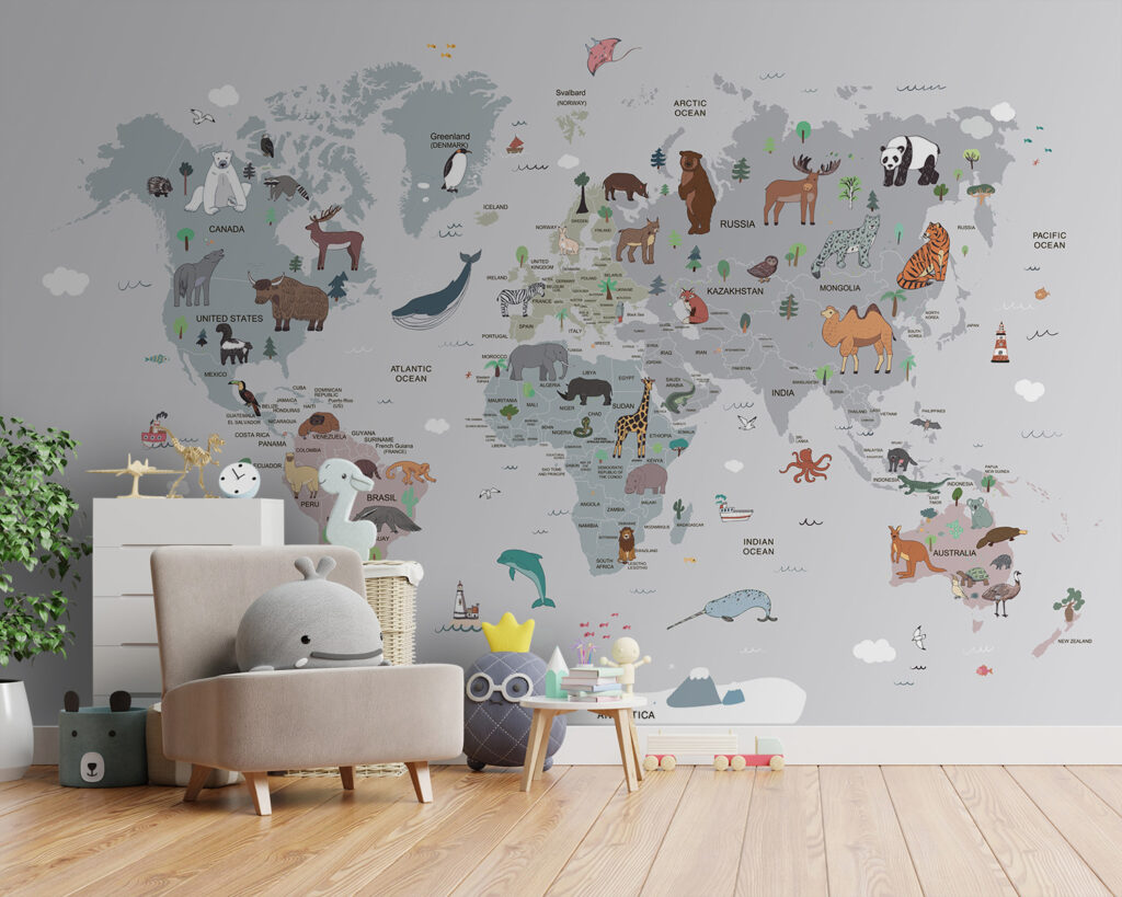Animal Atlas in an interior