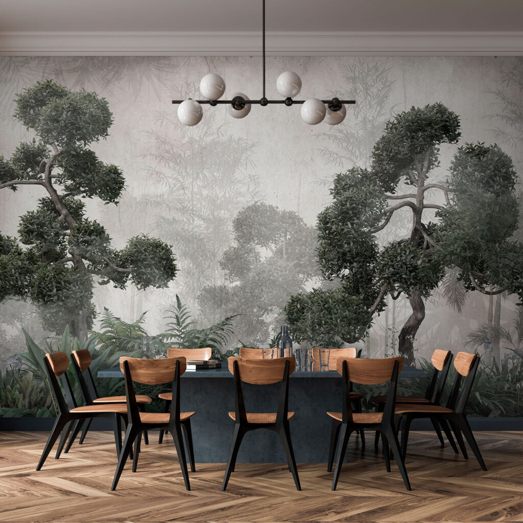 Round treetops above jungle — interior 3