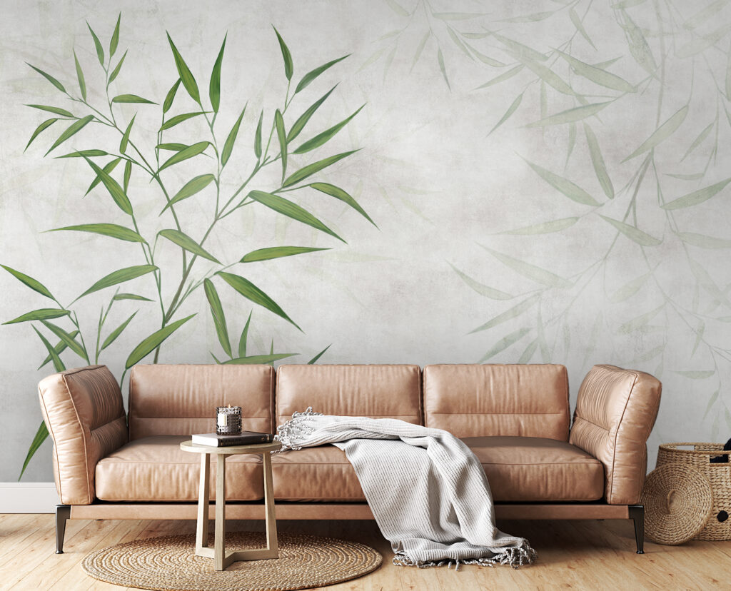 Green bamboo leaves — interior 3