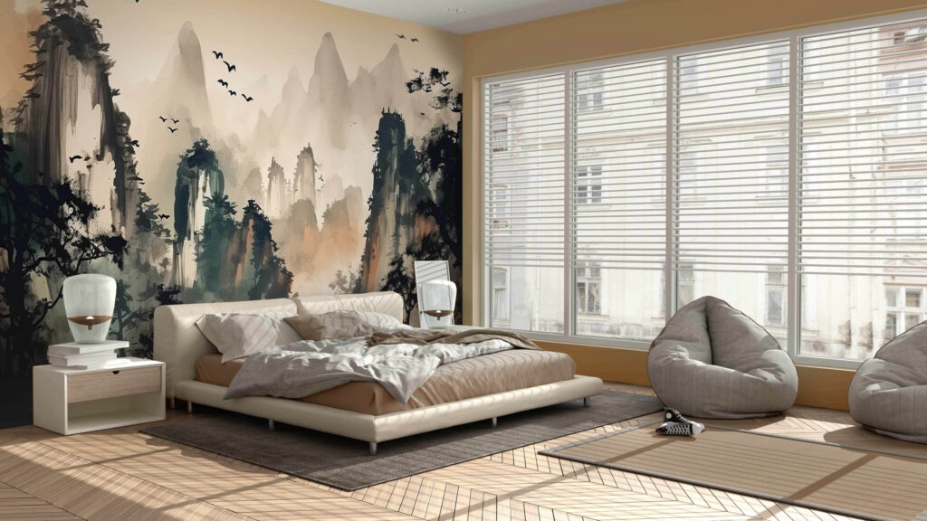 Boat among rock peaks — interior 2
