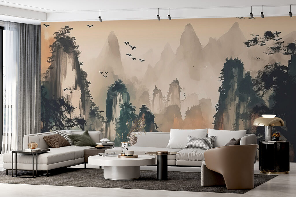 Boat among rock peaks — interior 5