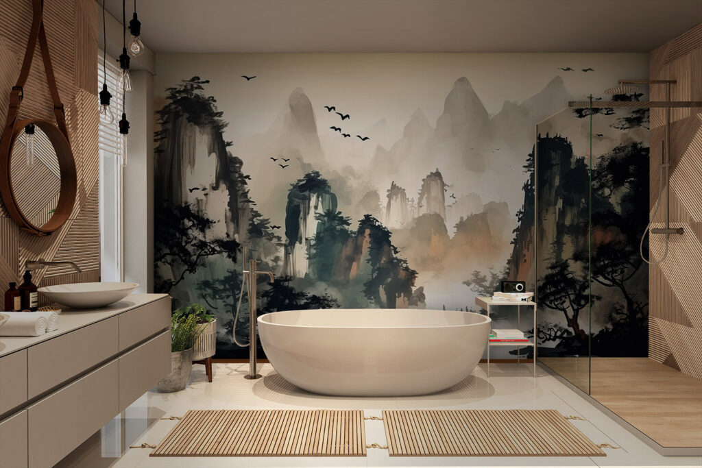 Boat among rock peaks — interior 1