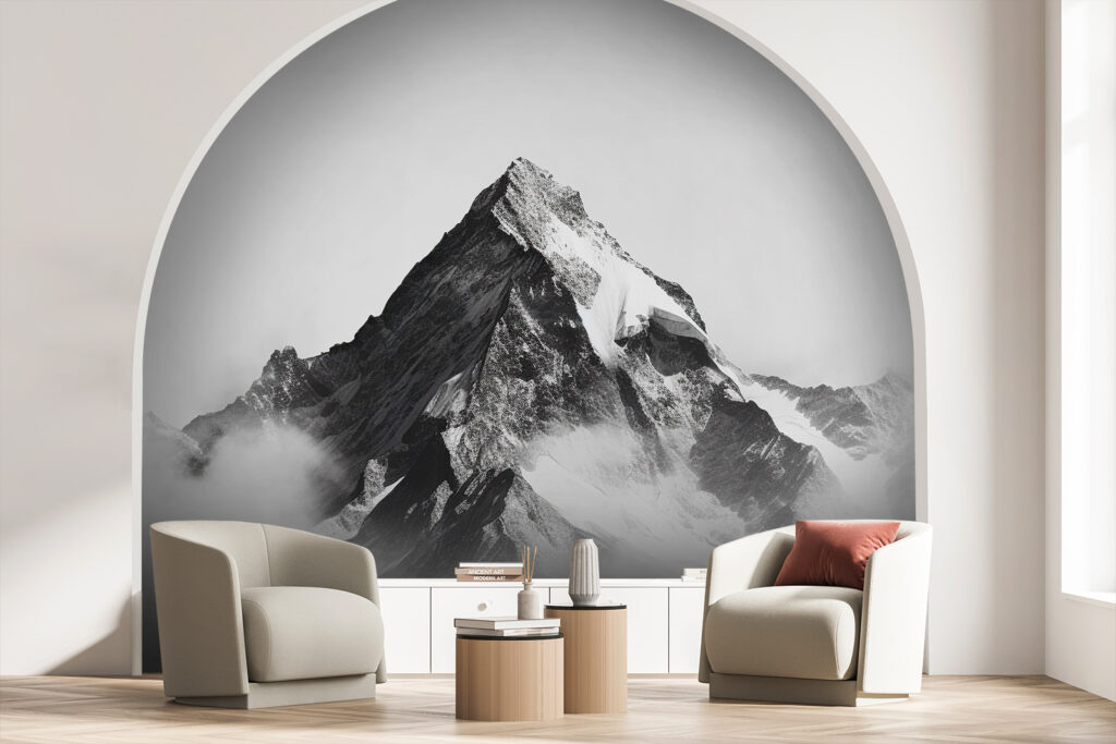 Lonely peak above clouds — interior 2
