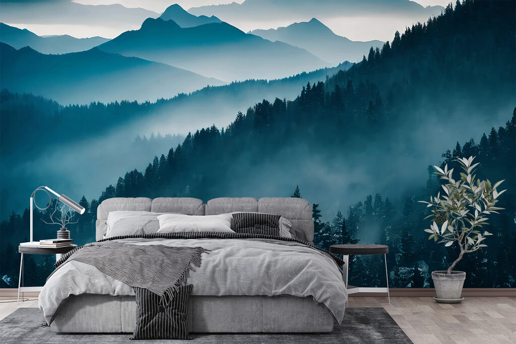 Mist on pine slopes — interior 4