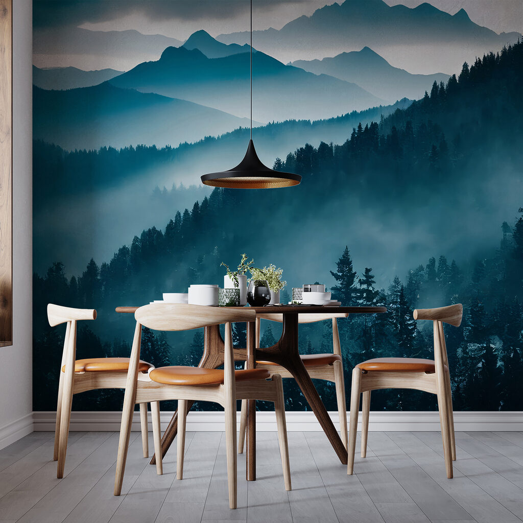 Mist on pine slopes — interior 5