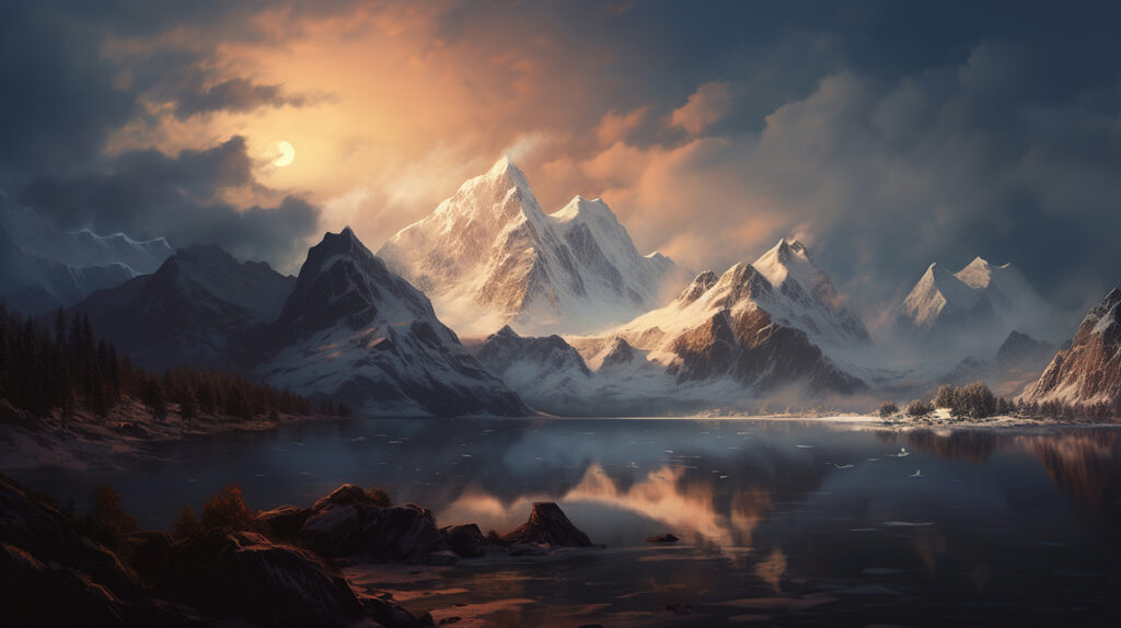 Light through heavy clouds — full design