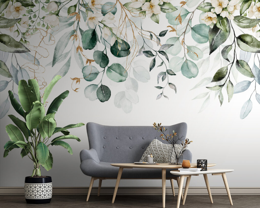 Leaf tendrils hanging down — interior 1