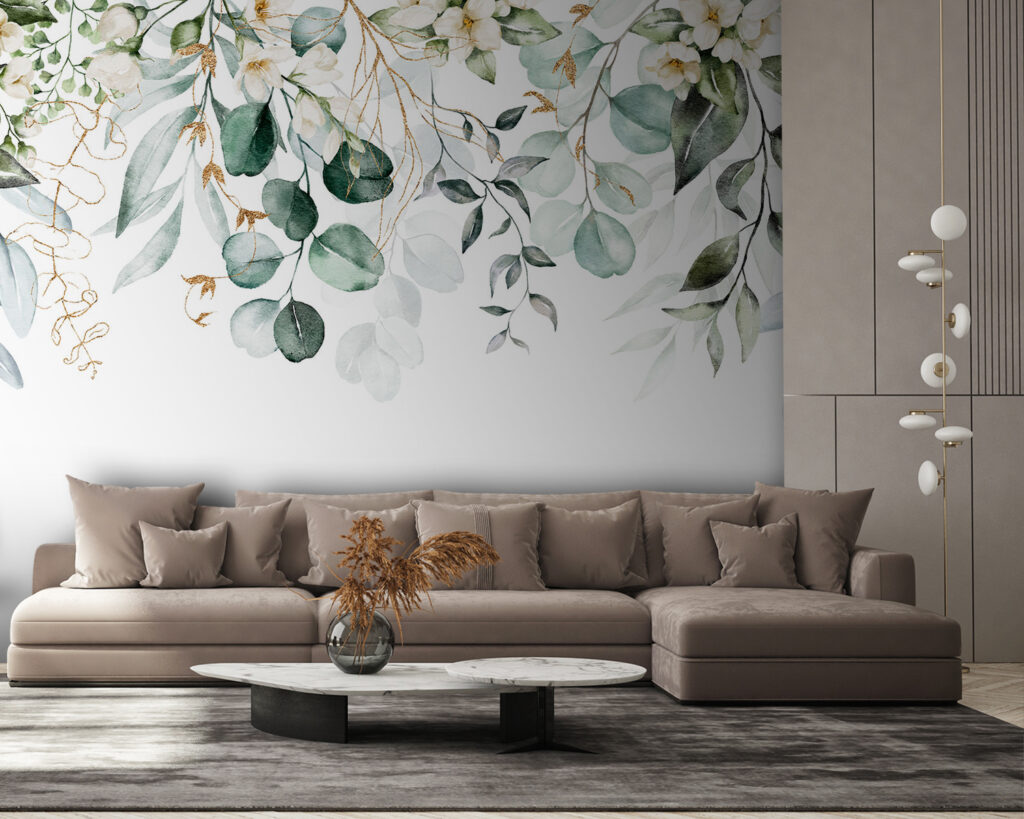 Leaf tendrils hanging down — interior 2