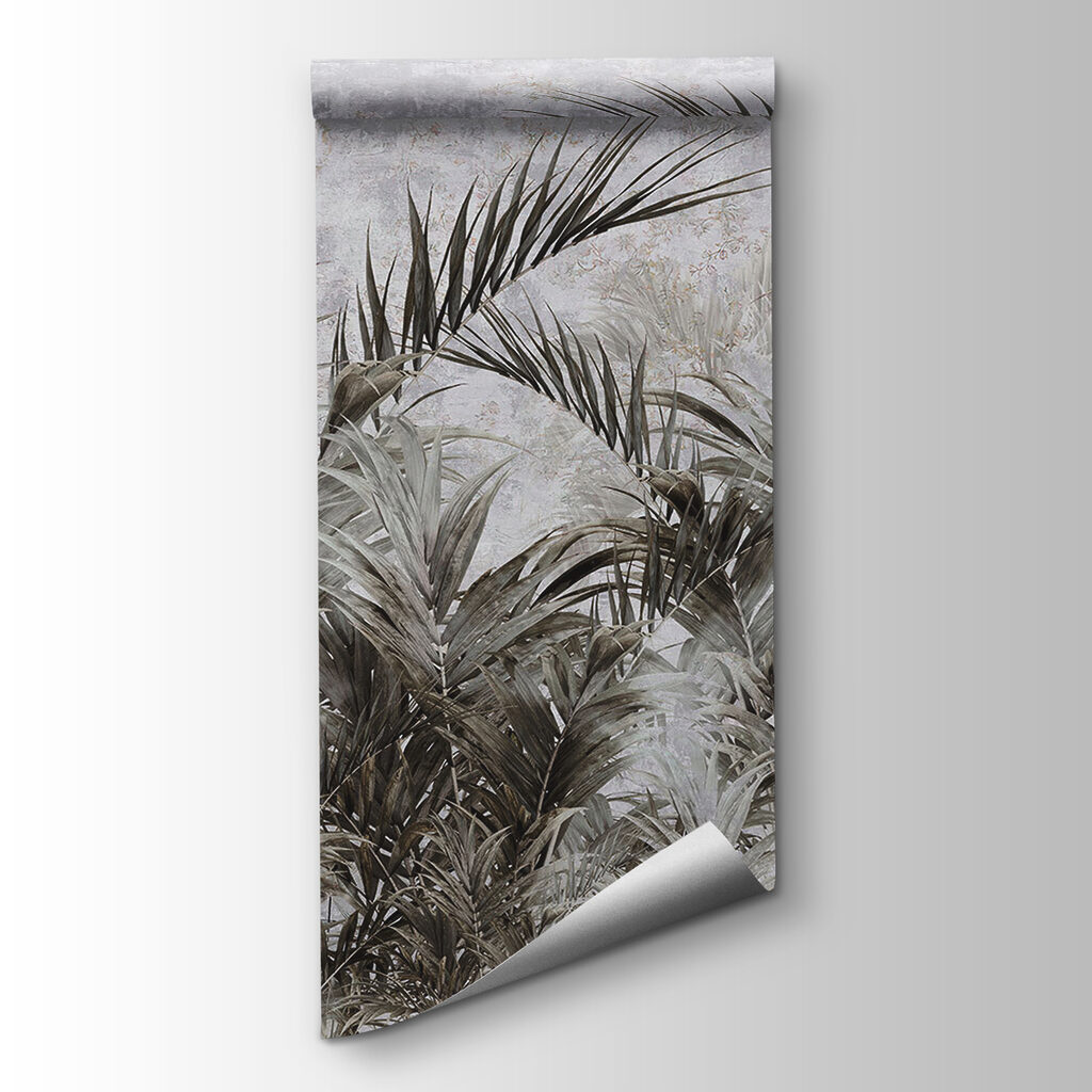 Palms in grey drawing — product view