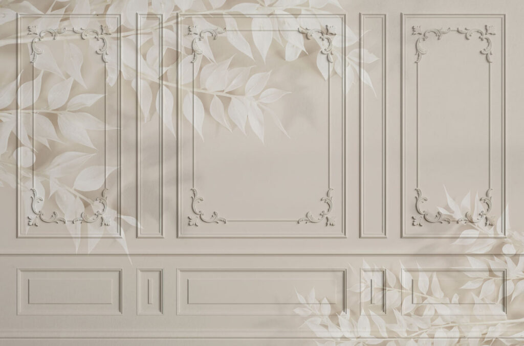 Leaves over wall panels — full design