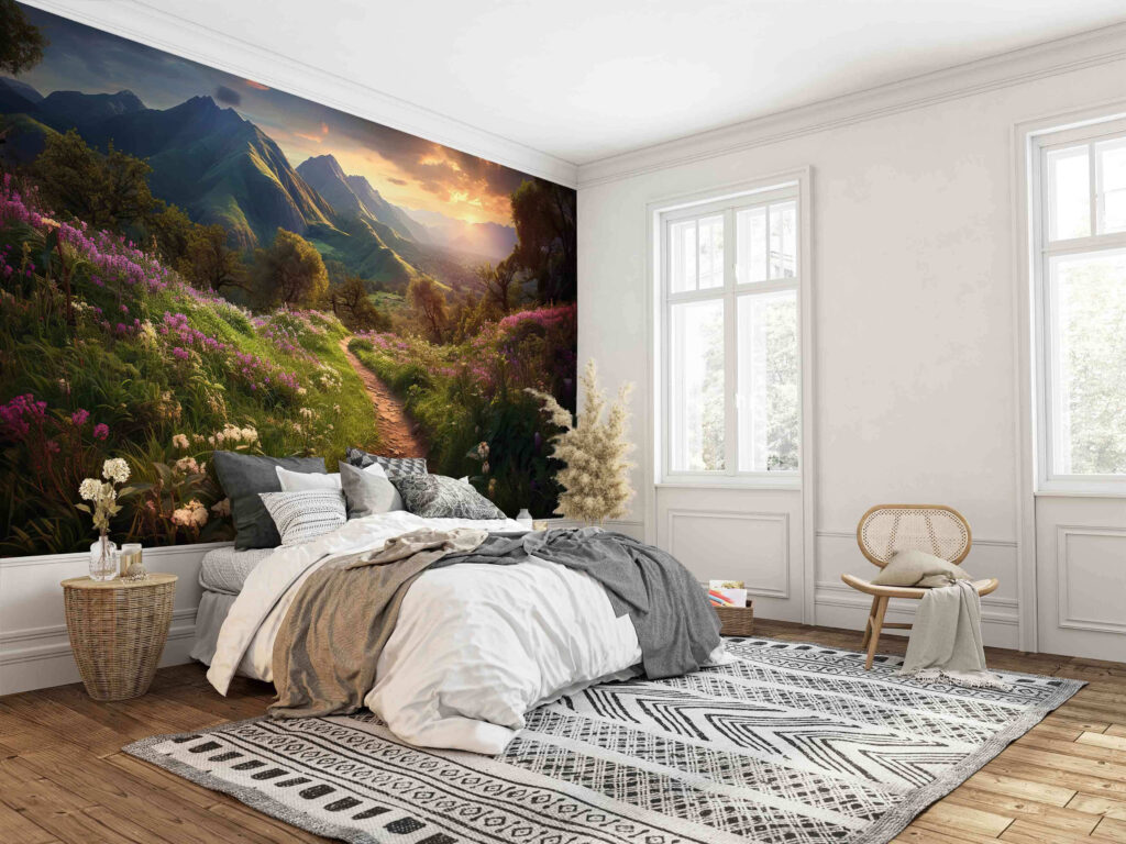 Mountain path by meadows — interior 2