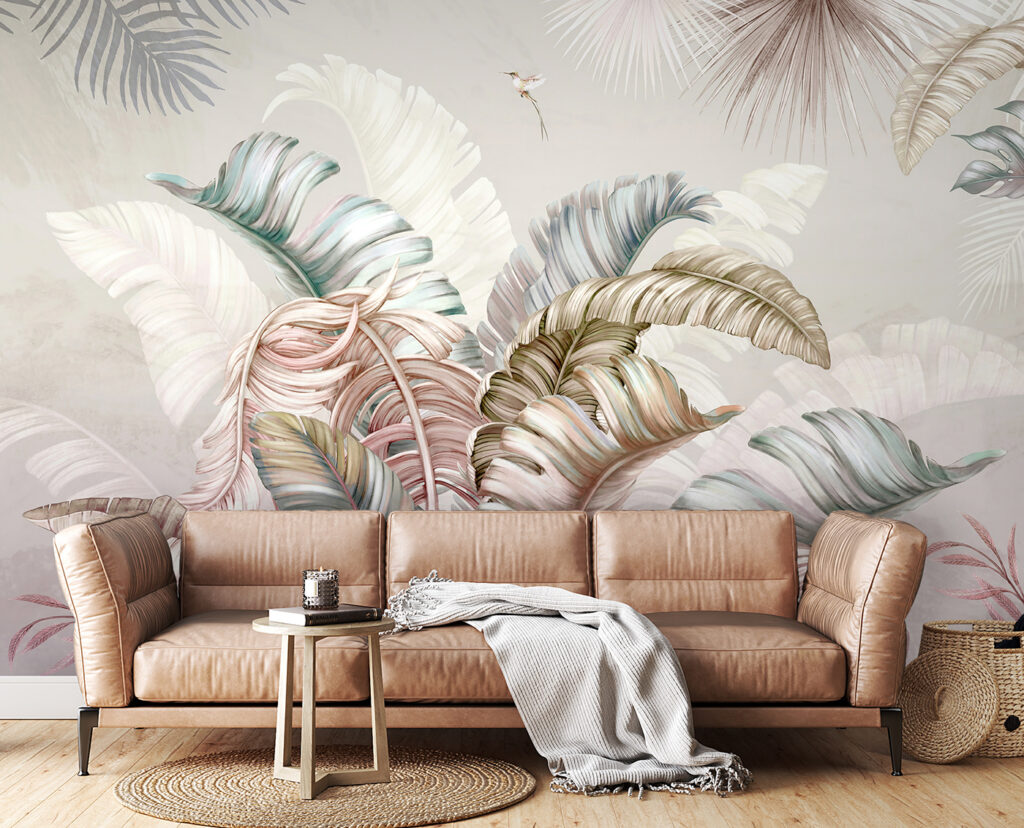 Small birds among leaves — interior 5