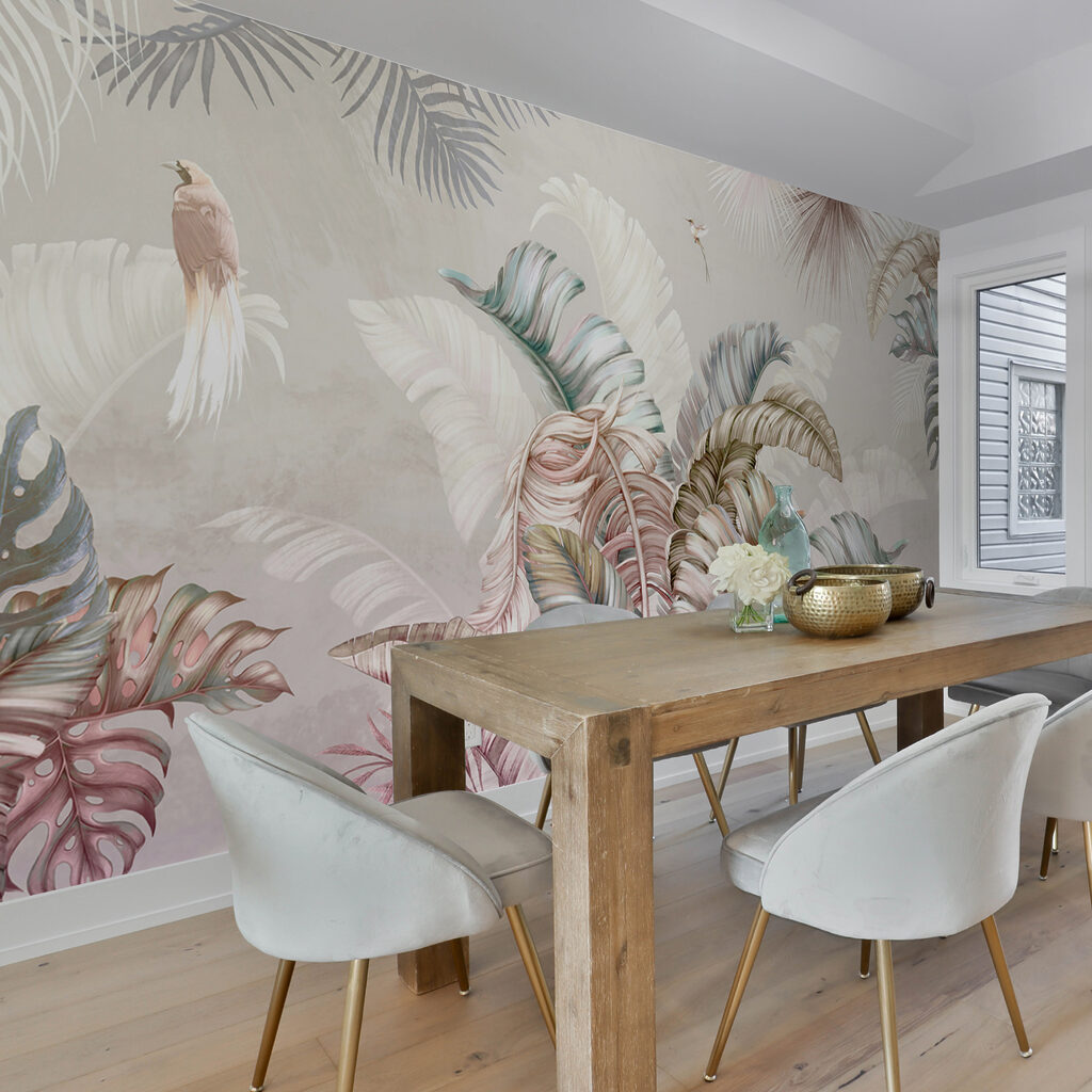 Small birds among leaves — interior 7