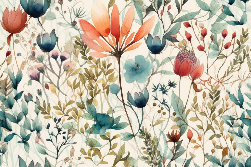 Meadow Tapestry — full design
