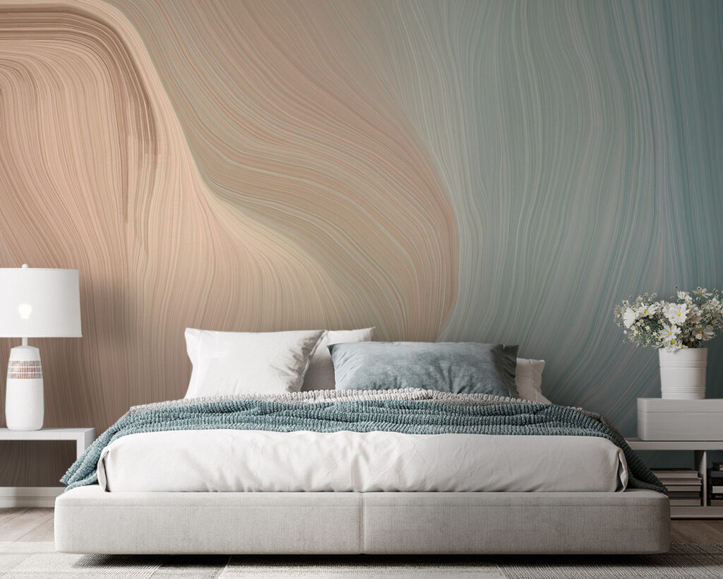 Pastel flowing lines — interior 2