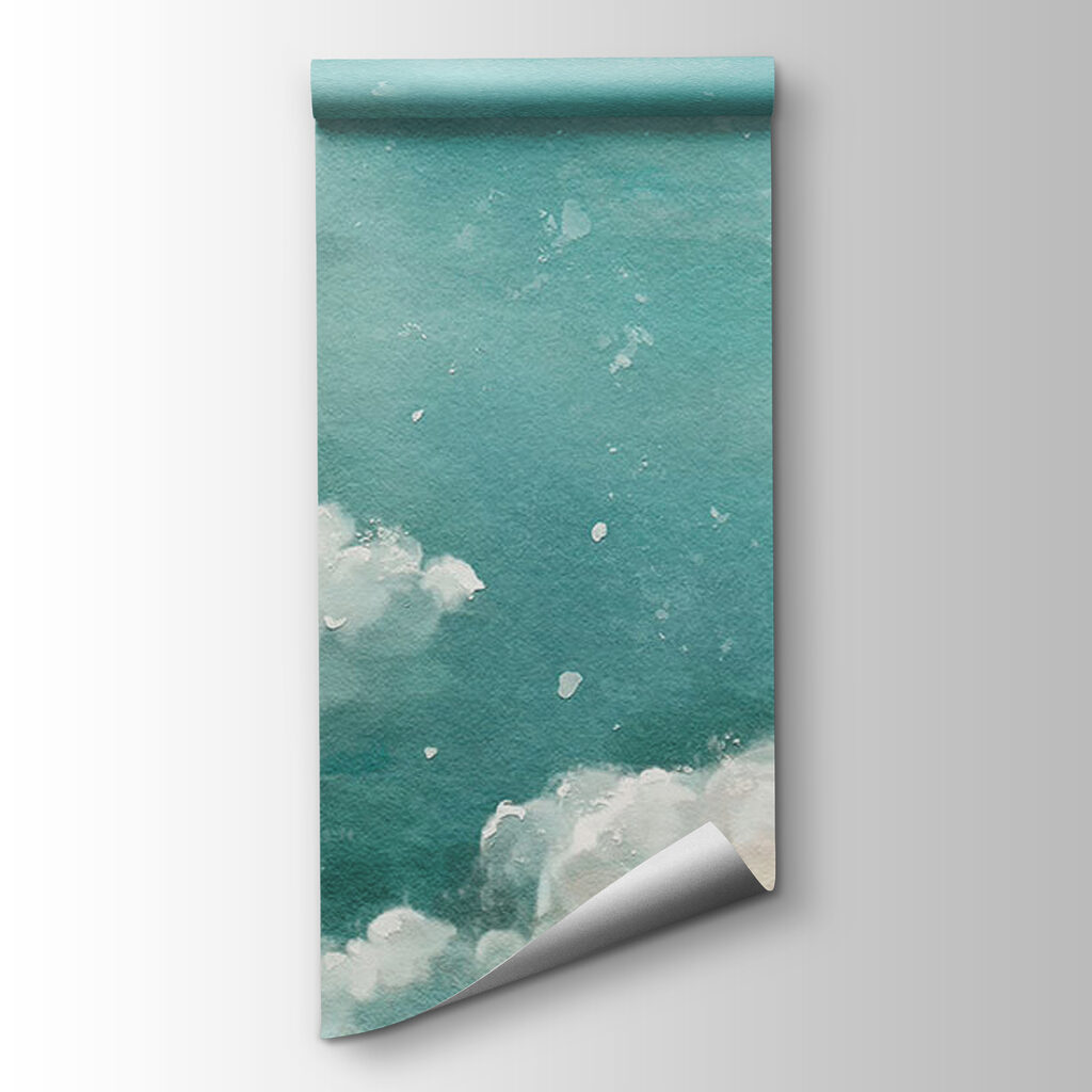 Clouds in turquoise sky — product view