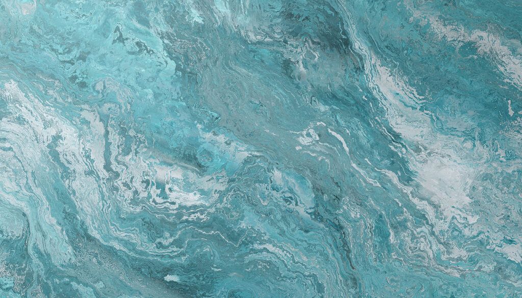 Turquoise marble effect — full design