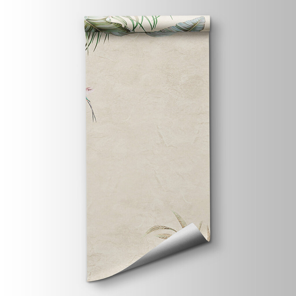 Parrot among palm leaves — product view