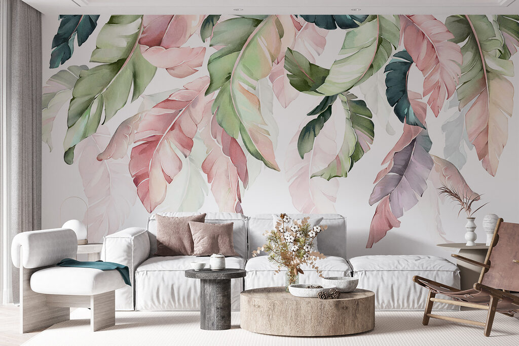 Pastel hanging leaves — interior 6