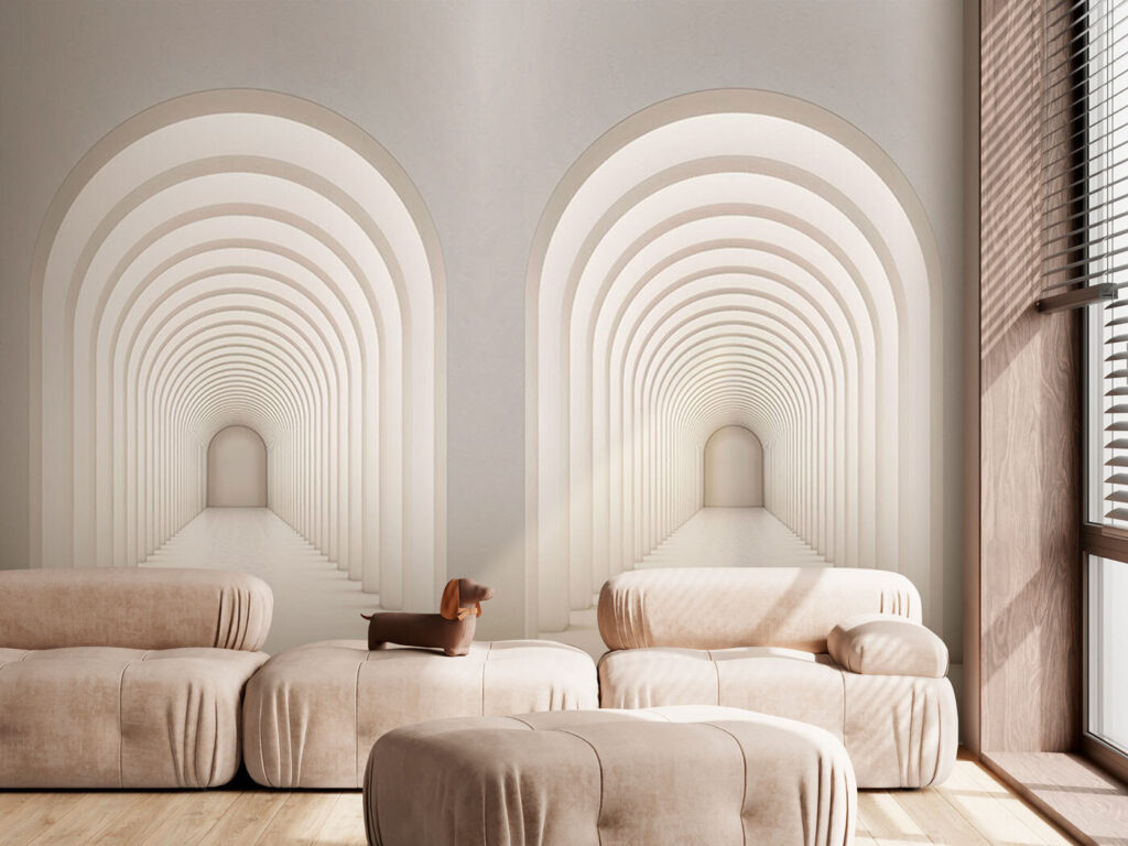Three corridors of arches — interior 1