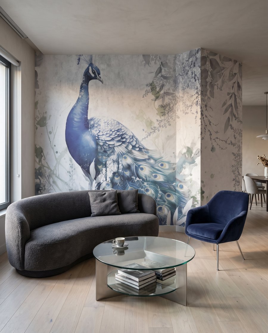 Peacock in the Garden — interior 6
