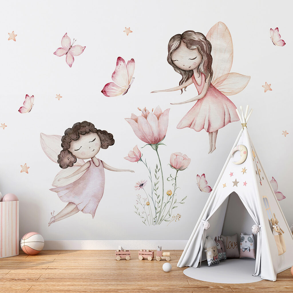 Two fairies among flowers — interior 5