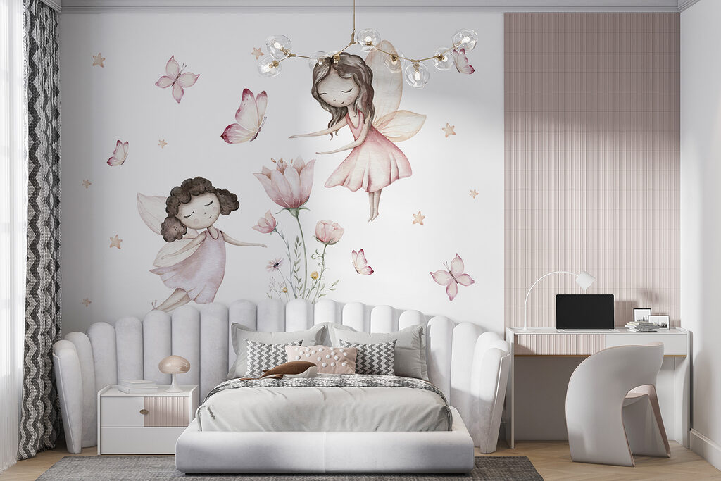 Two fairies among flowers — interior 6