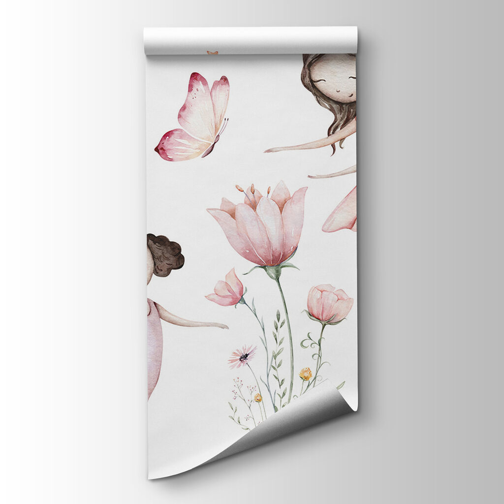 Two fairies among flowers — product view