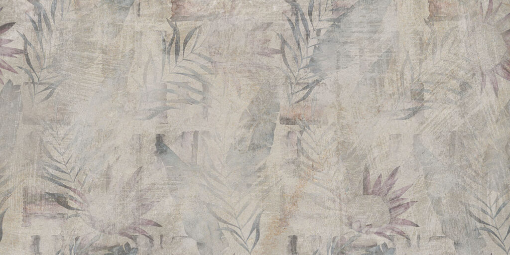 Branches on plaster tones — full design