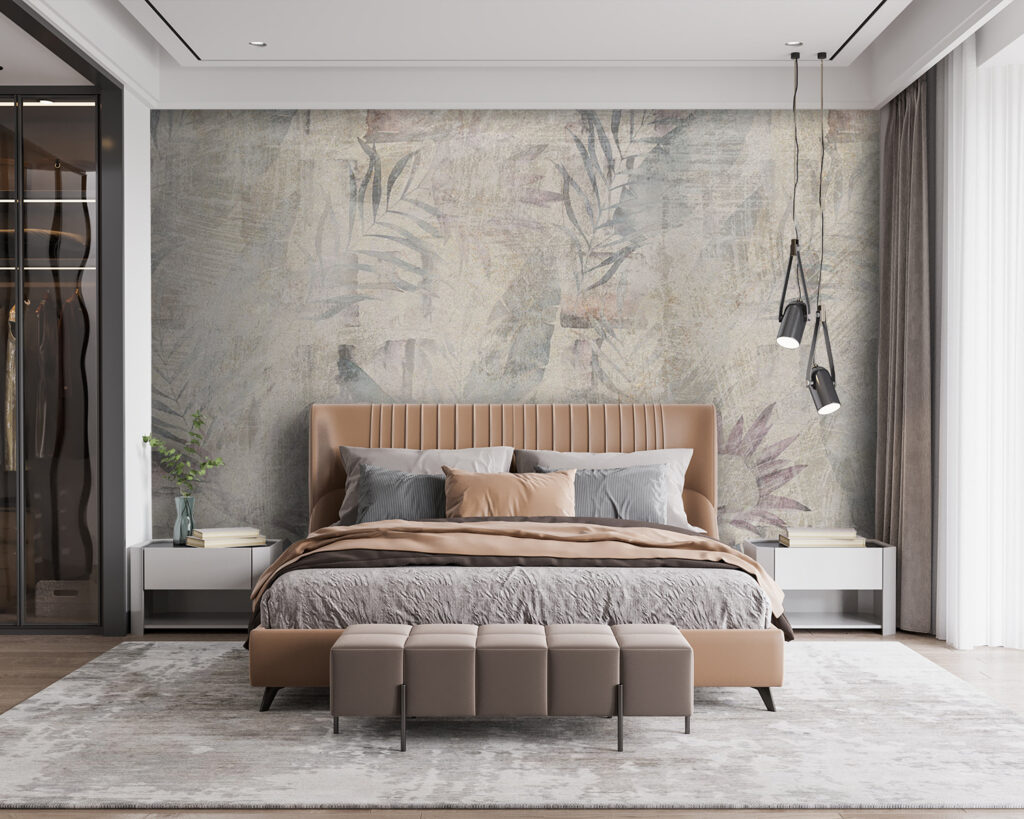 Branches on plaster tones — interior 2