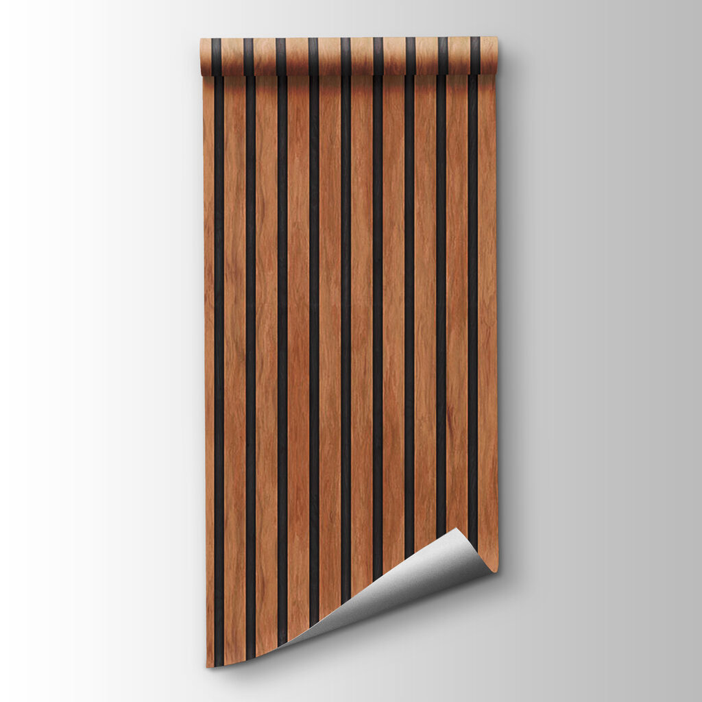 Warm brown slats — product view