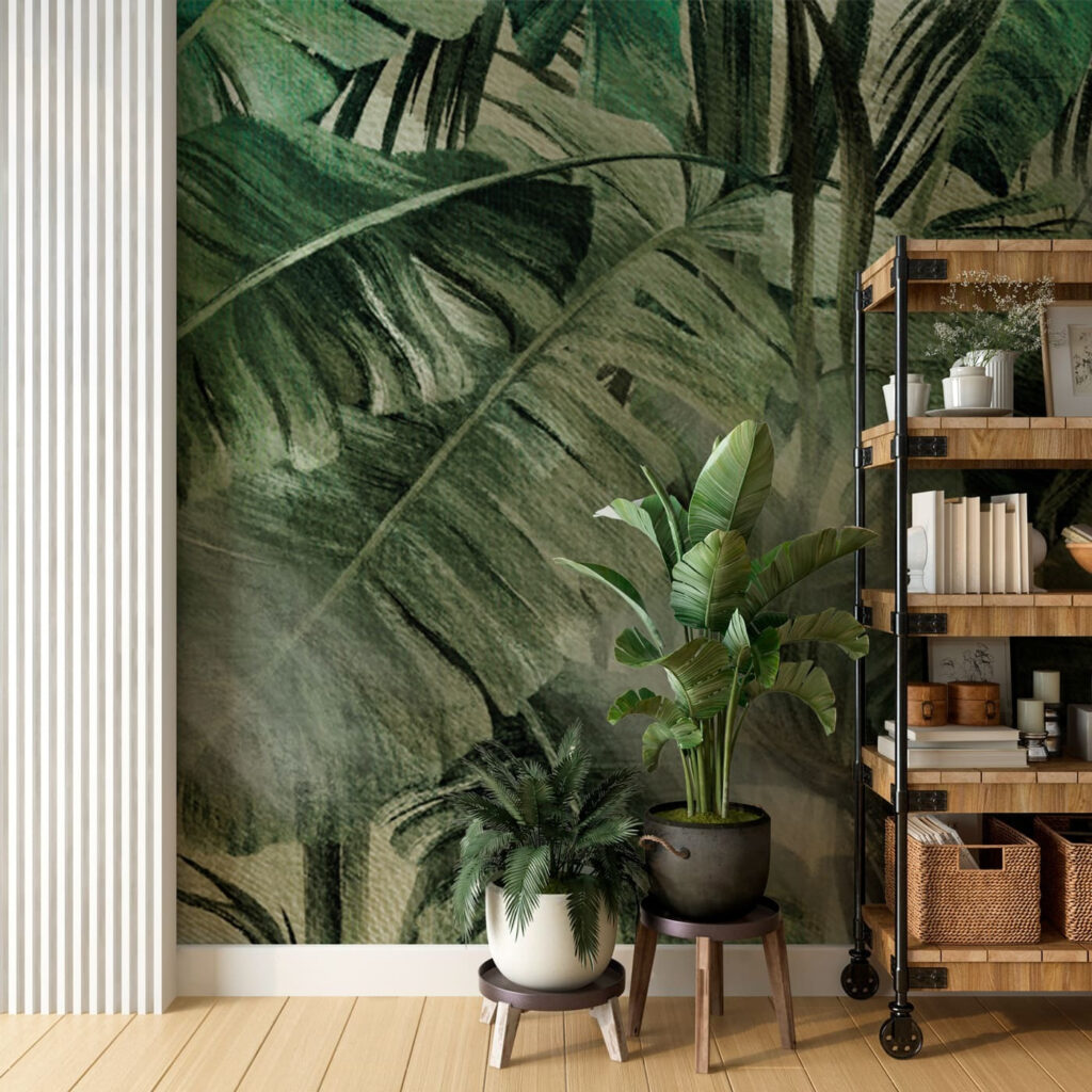 Light through jungle leaves — interior 2