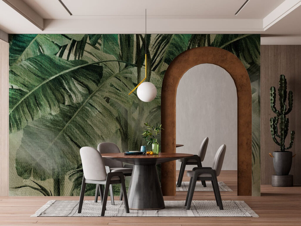 Light through jungle leaves — interior 3