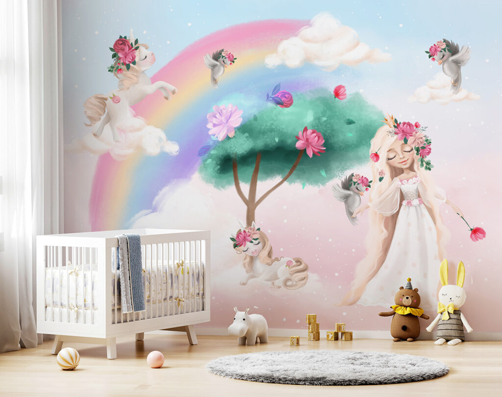 Princess and rainbow tree — interior 3