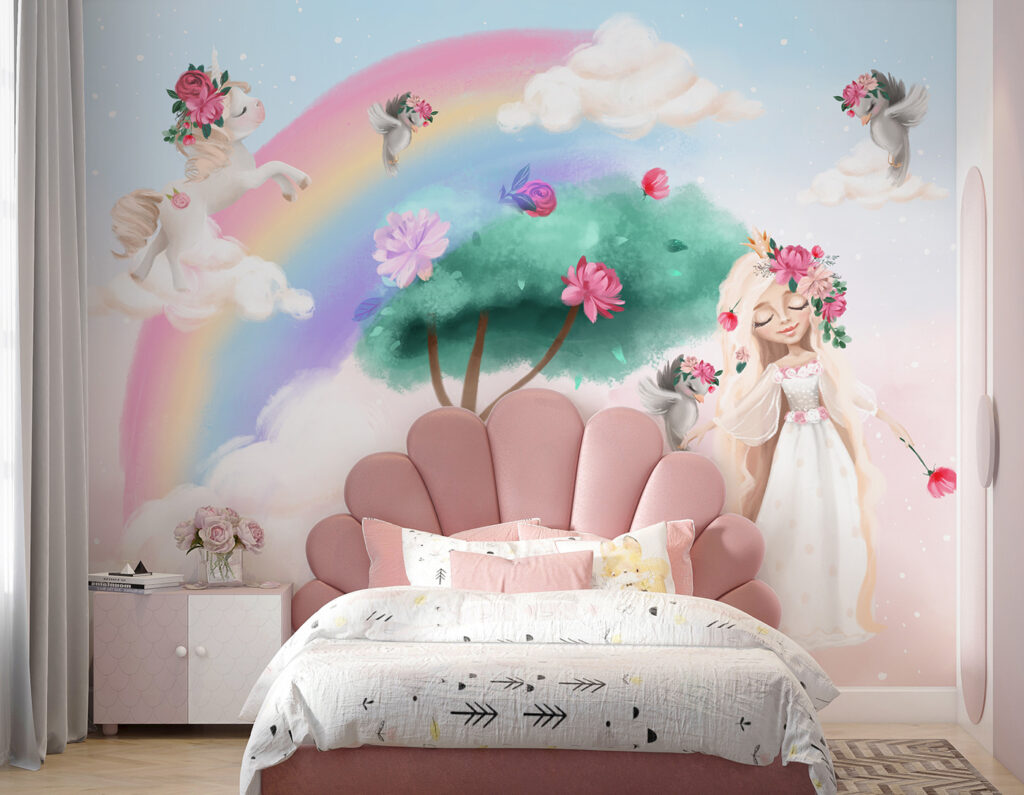 Princess and rainbow tree — interior 4