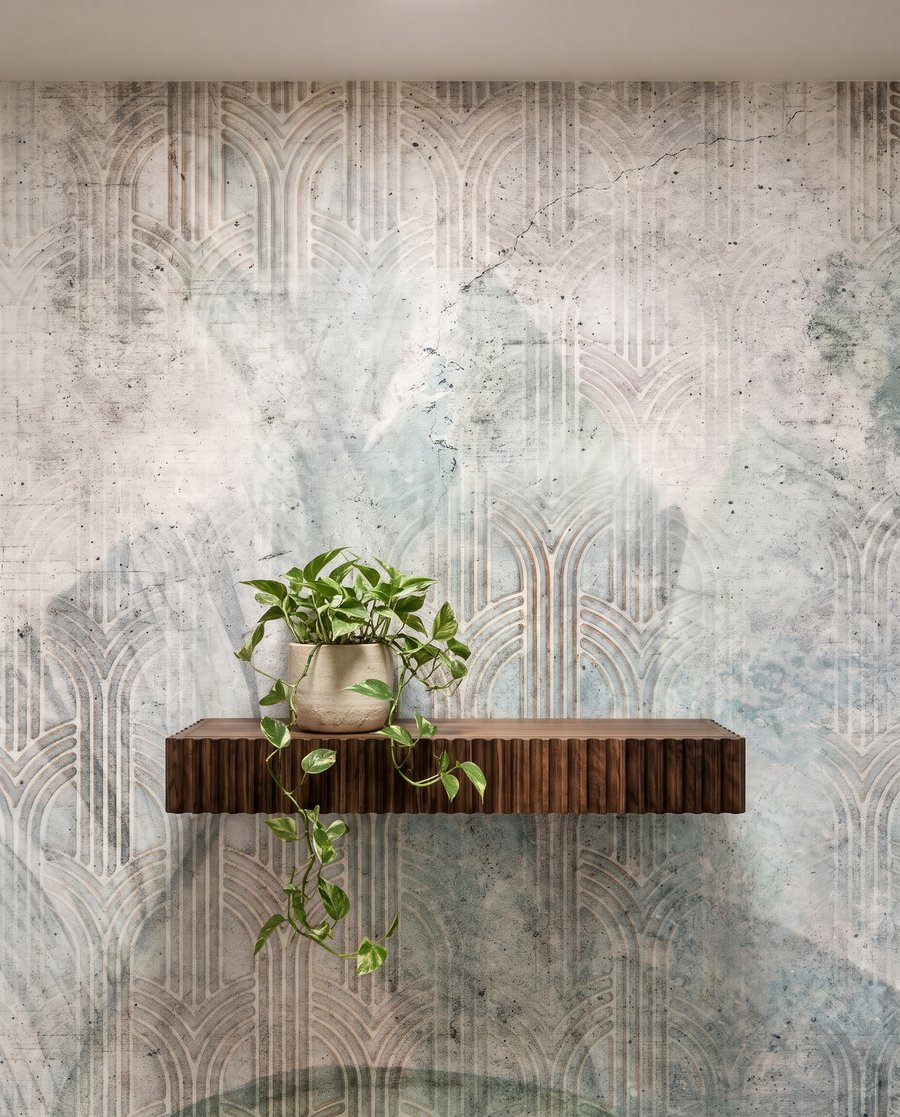 Leaf Through Plaster — detail